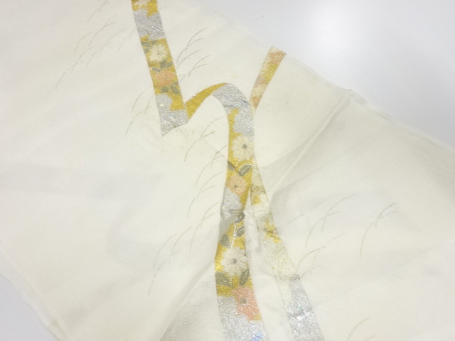  未使用品　正絹　帯揚げ